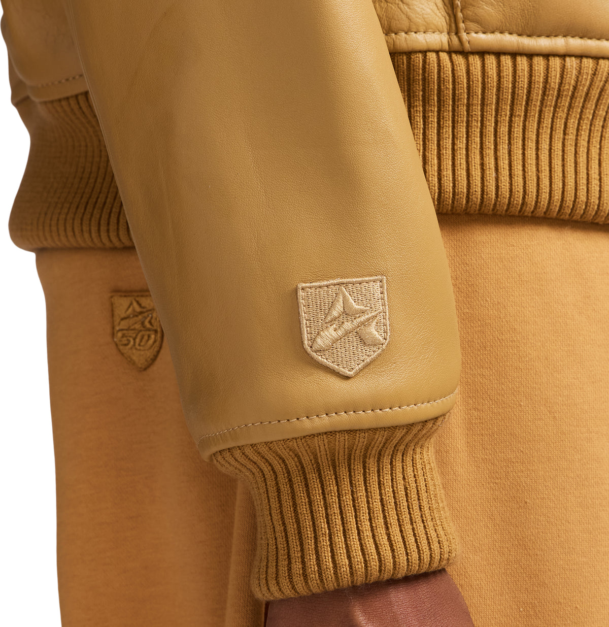 Avirex Script Leather Hoodie