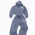 Ladies Zip Logo Jogging Set