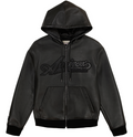 Avirex Script Leather Hoodie