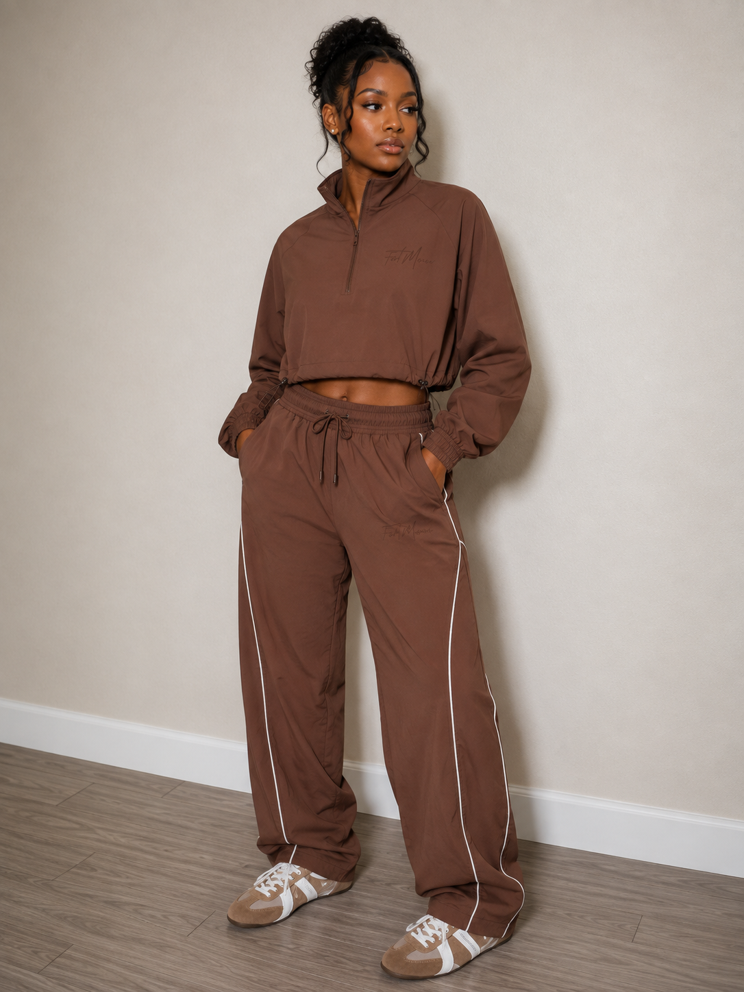 LADIES CURVED CLASSIC TRACK SUIT