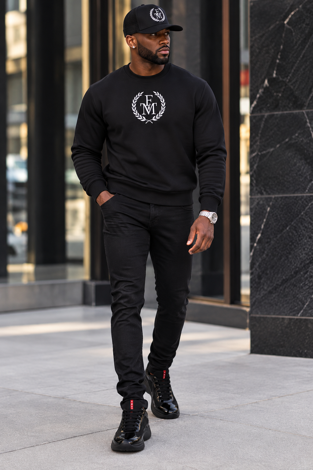 FM Signature Crest Crewneck