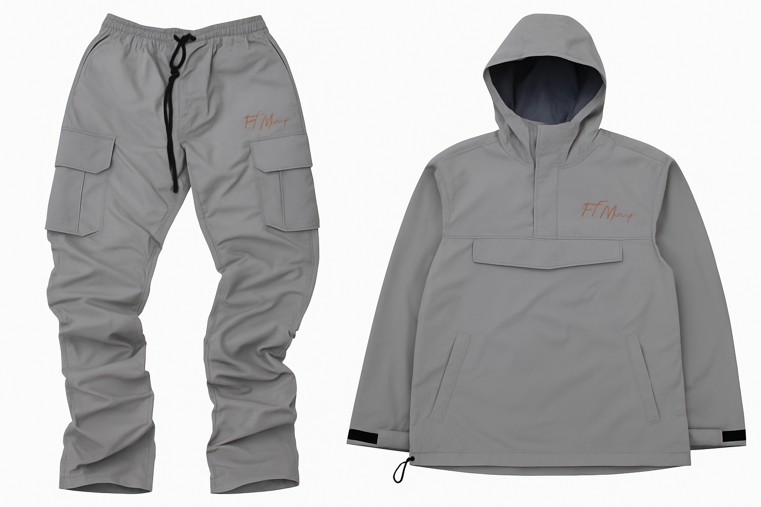 Pull Over and Stacked Pants Set