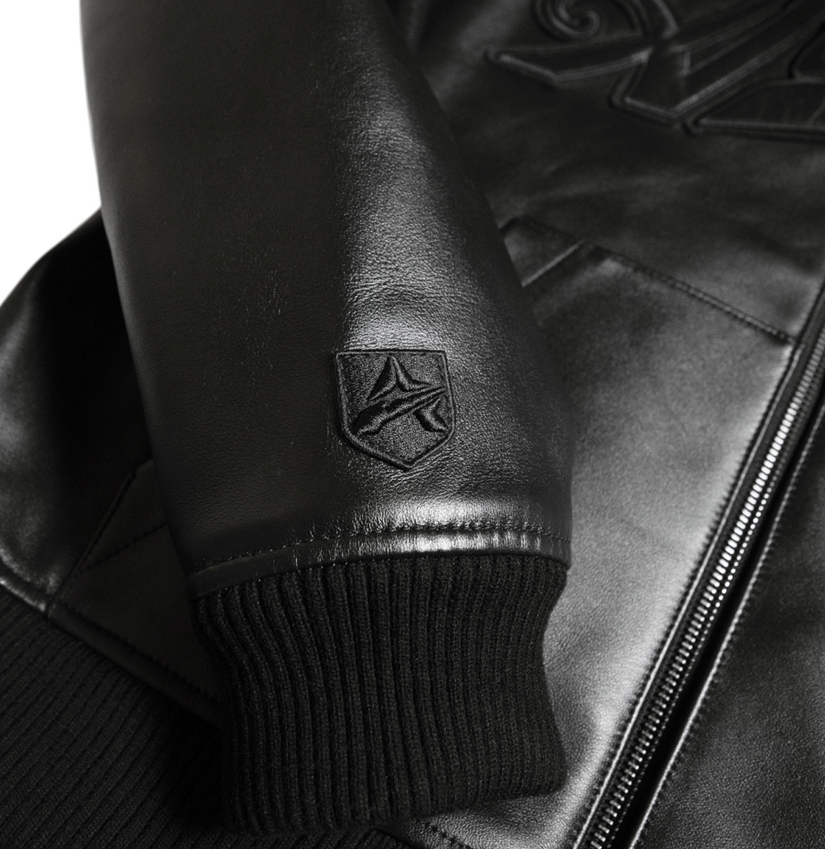 Avirex Script Leather Hoodie