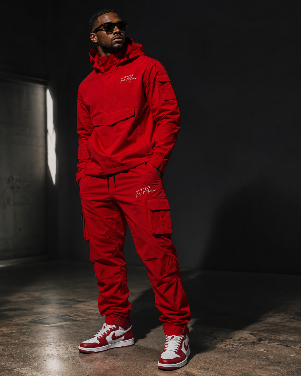 Pull Over and Stacked Pants Set