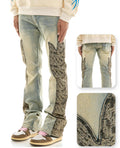 Jacquard Flare Jean